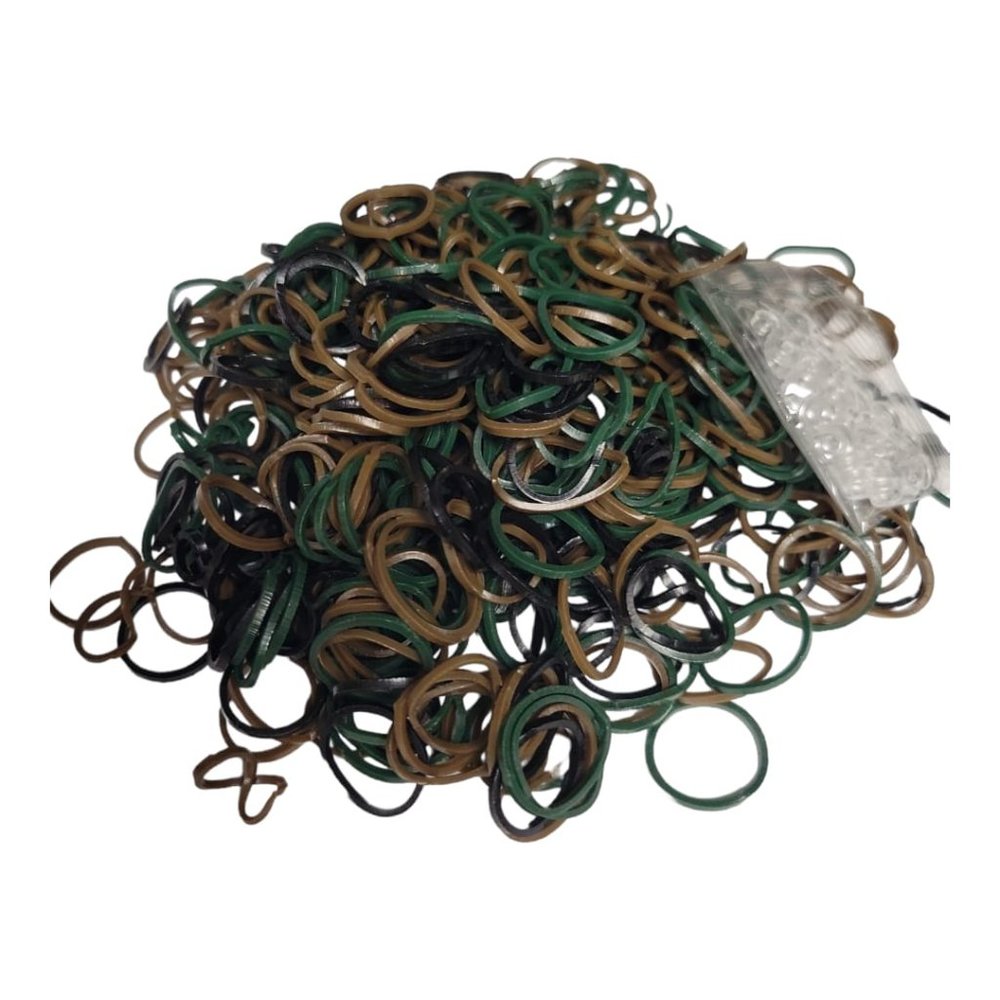 Camo solid bands -Green, brown and black-